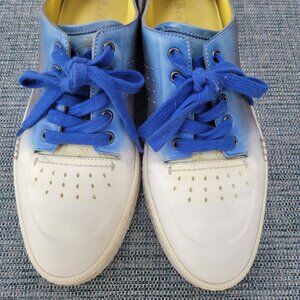 Berluti Playtime Leather Sneakers Blue/Gray Ombre | EU 42 / UK 8 / US 9
